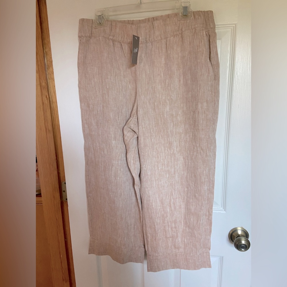 🍑 WORN ONCE J.Jill Pure Jill Linen Pants – Petite